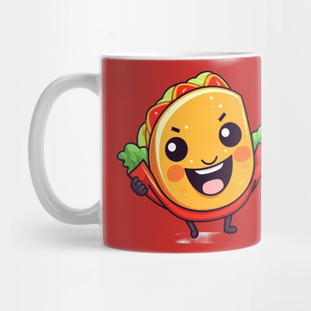 kawaii Taco  T-Shirt cute potatofood funny by nonagobich